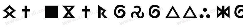ST Extravalligator R字体转换